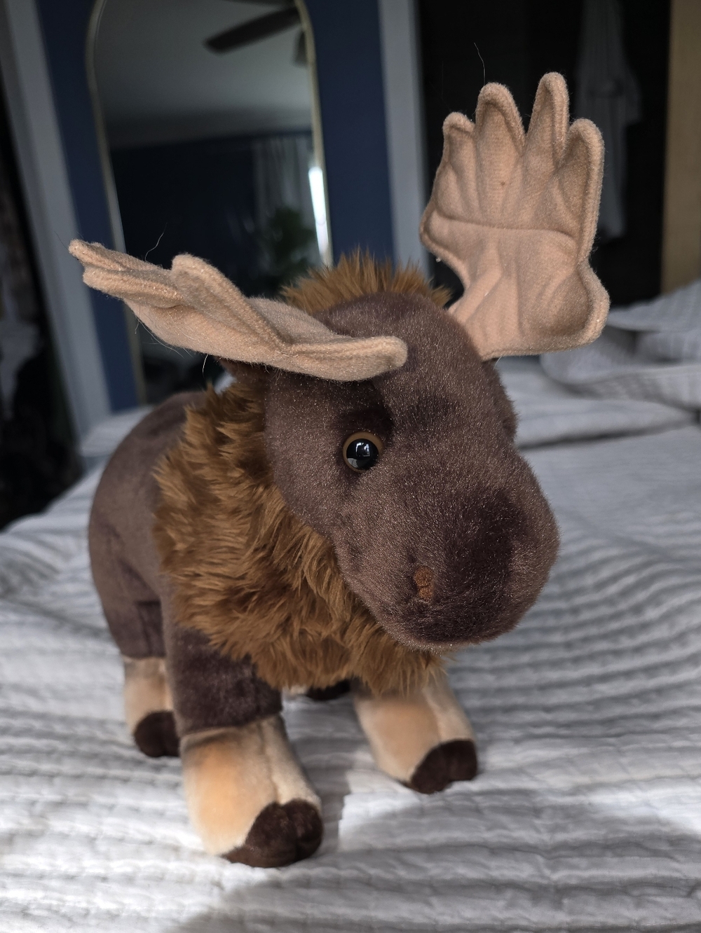 PBS Kids Brown Plush Moose Stuffed Animal - Soft Toy